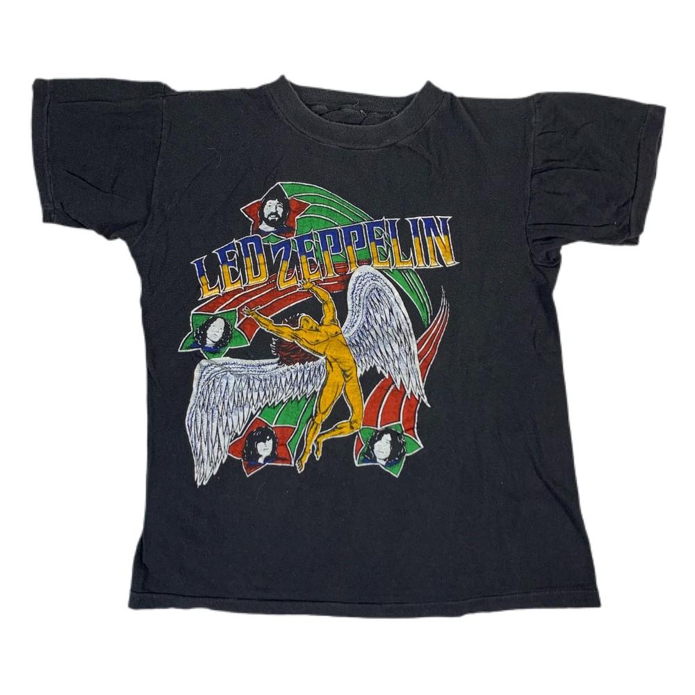 Vintage Led Zeppelin The B@ttle of Evermore T-Shirt New Reprint Cotton Full Size Unisex T-Shirt XL
