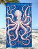 Telo Mare con Stampa Squalo Blu, Microfibra Senza Sabbia Asciugatura Rapida, Motivo Animali Marini, Morbido Assorbente per Bambini & Piscina Estiva