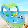 Baby Air Mattresses Swimming Ring Sunshade Baby Float Seat Inflatable Boat Swimming Ring Pool Water Fun Car Boat