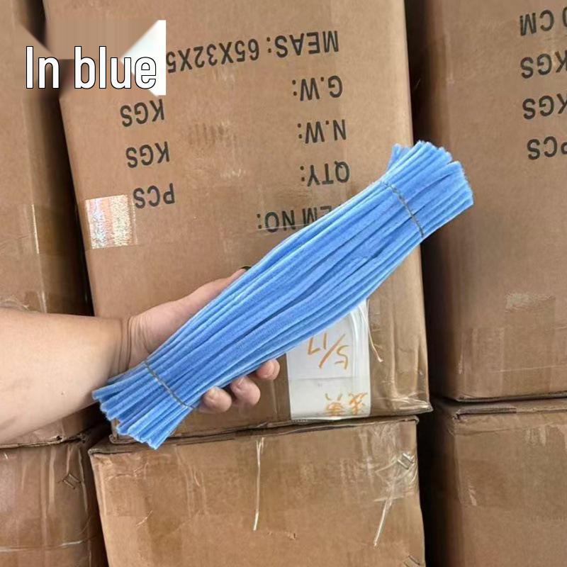 Chenille Stems [Zinc Art] Macaron Wool Strips for DIY Children's Toy and Bouquet Crafts.