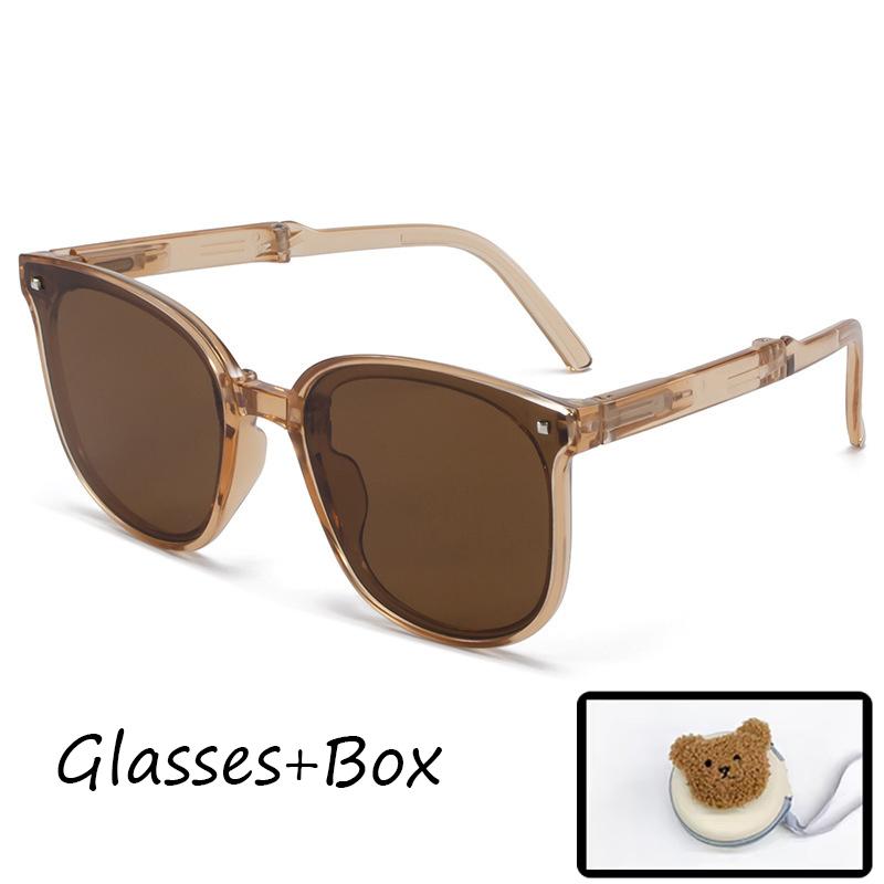 2025 UV400 protection for girls, no eye damage for babies Folding children's sunglasses for boys