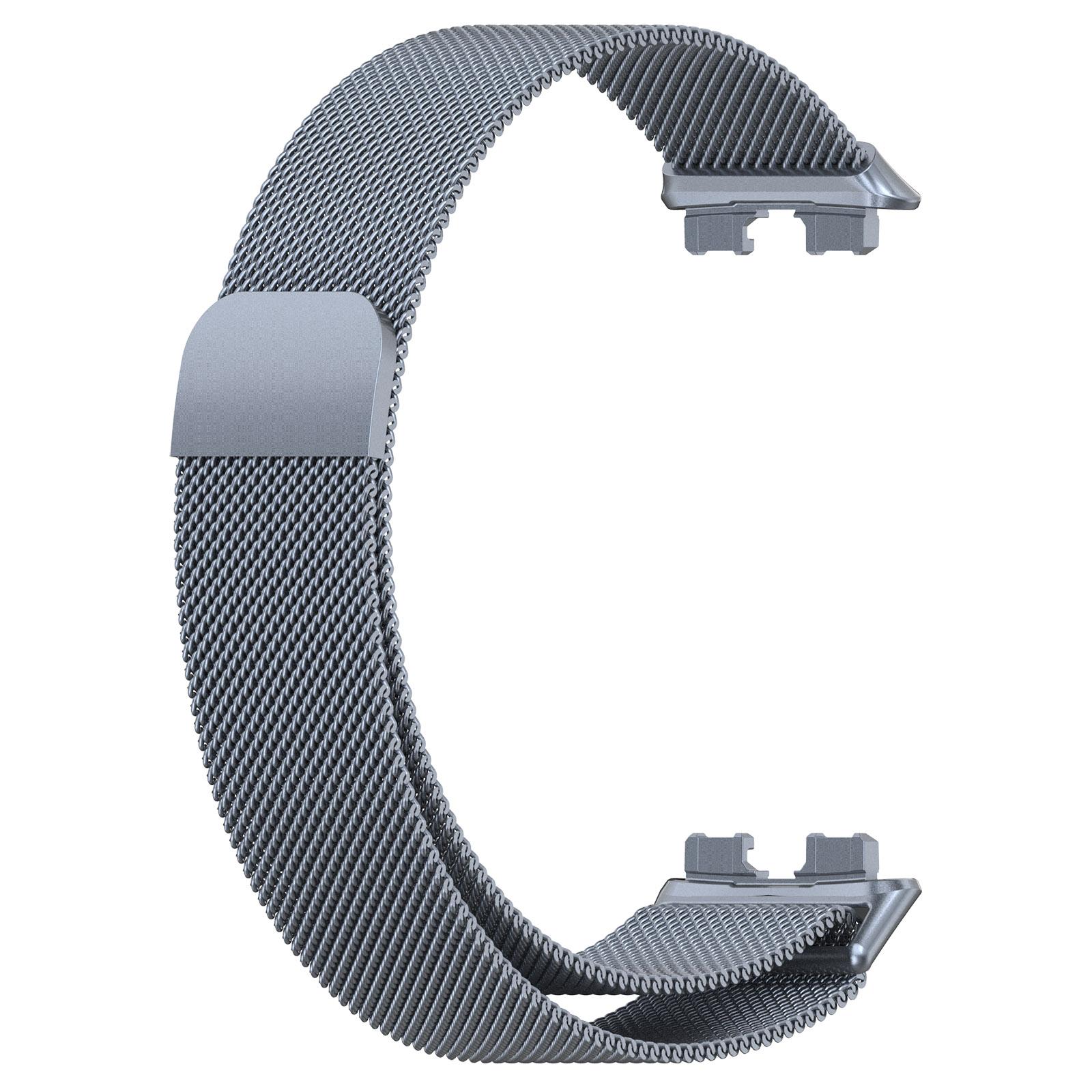

Підходить для Huawei Band 8 Milan Magnetic Band Smart Wristband Replacement Bracelet Huawei Band 8 Metal Wristband Accessories For Huawei Band 8 сірий
