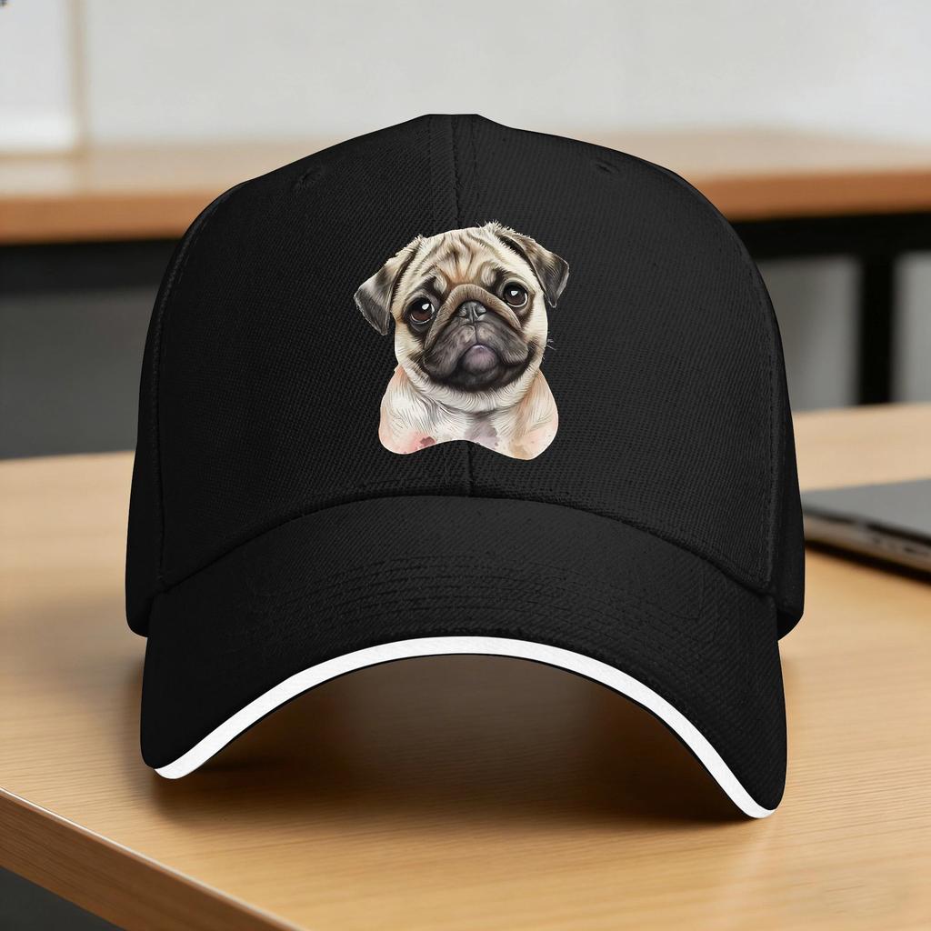 Dog Head Watercolour Splash Baseball Cap Classic Hip Hop Hats Spring Women Men Outdoor Sports Baseball Caps