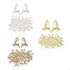 100Pcs Deer Pendants Charms Craft Supplies DIY for Jewelry Making Findings