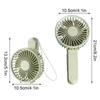 Mini Portable Fan 3-Gear Adjustable Handheld Multi-Mode Fan Strong Wind Desk Fans Foldable And Portable For Travel Offices Home