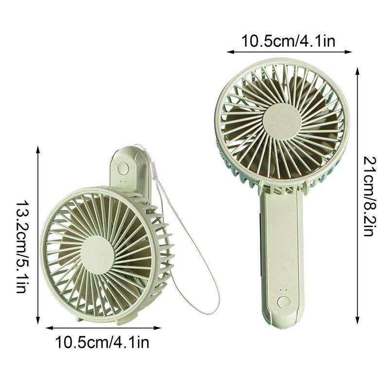 Mini Portable Fan 3-Gear Adjustable Handheld Multi-Mode Fan Strong Wind Desk Fans Foldable And Portable For Travel Offices Home