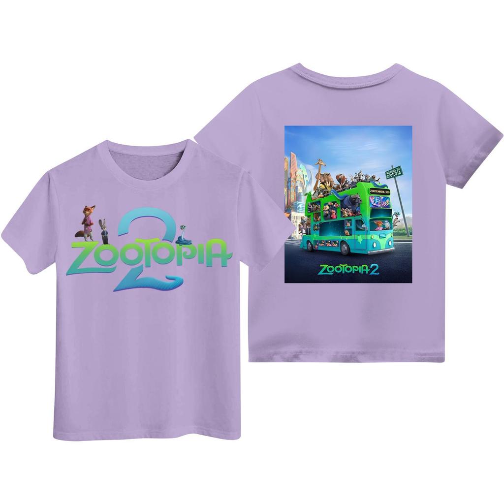 Children's Casual Fashion Cartoon Print Short-sleeved T-shirt Top