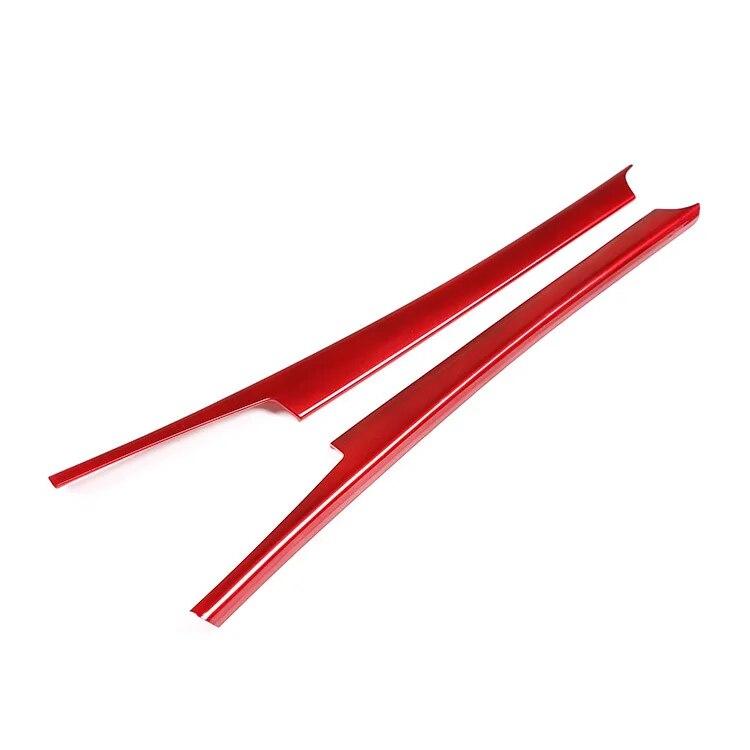 

Красный для Mercedes Benz C Class W204 C180 C200 2007-2013 ABS, декоративные полоски для центральной консоли автомобиля, аксессуары для отделки красный