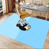 Penguin Teeth Carpet For Playroom Bedroom Living Room Sofa Home Decor Kids Game Area Rug Nonslip Floor Mat