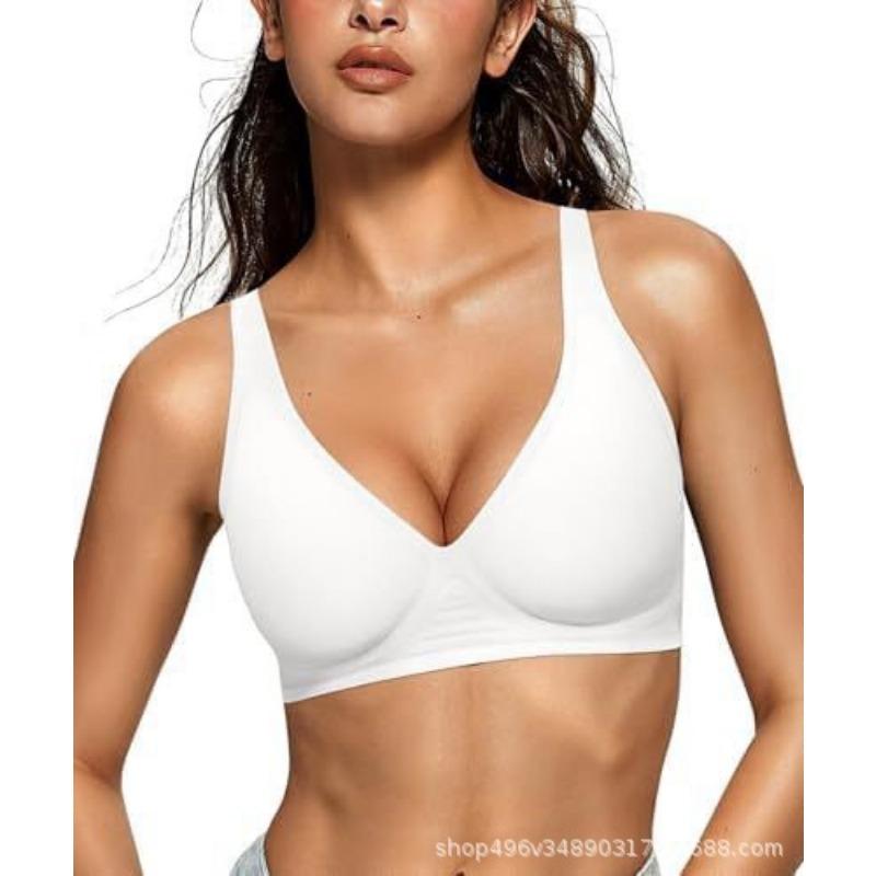 Comodo Reggiseno Push Up con Colla in Gel Wireless per Donna Uso Quotidiano Casual