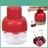 Cherry Remover Corer With Pit 8 Holes Quick Release Safe Splash Guard Cherry Stoner For Kitchen Multiple