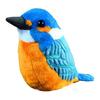 Green Bird (Kingfisher) Stuffed Toy, Real Feather Style, 25cm, Fluffy, Great To the Touch, Waterside Jewelry, Interior Collection, Gift, Present