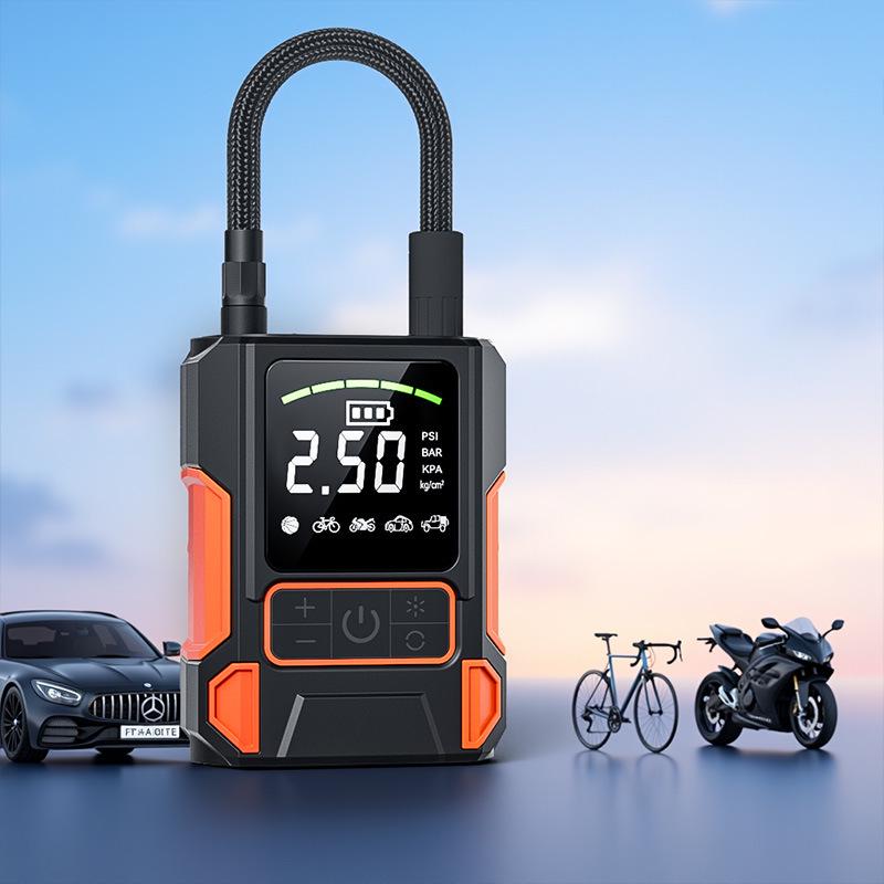 Portable Car Tire Inflator: Wireless Electric High-Pressure Pump for Fast Inflation