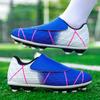 Kids Soccer Boots Low Top Velcro New Breathable Student Professional Training Sneakers Long Spike Soccer Boots