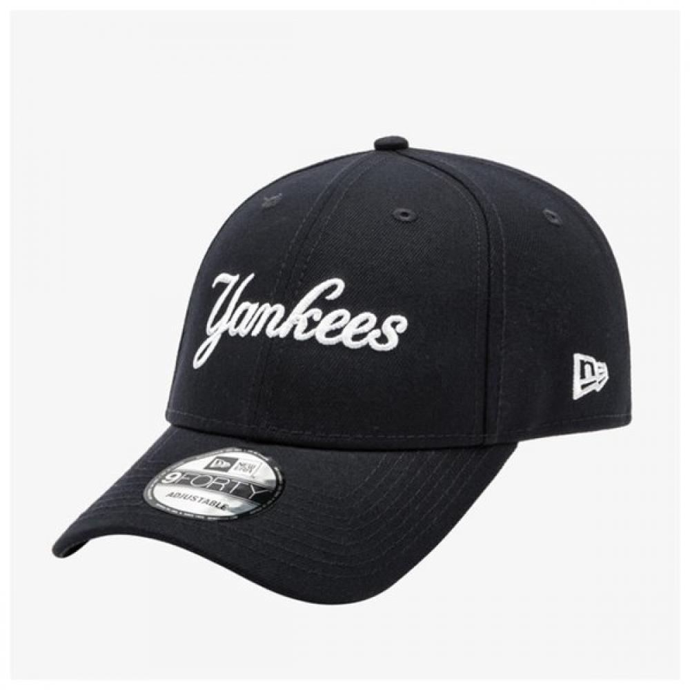 

New Era Mlb New York Yankees Script Logo Ball Cap Navy 14440858 14440858/OSFM