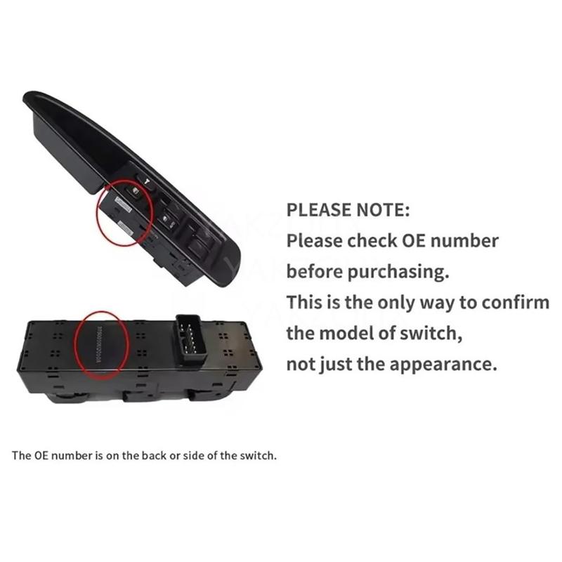 Front Left Electric Power Master Window Switch 93570-1D313W For Kia Carens 2006 2007 2008 2009 2010 2011 2012 Car Accessories
