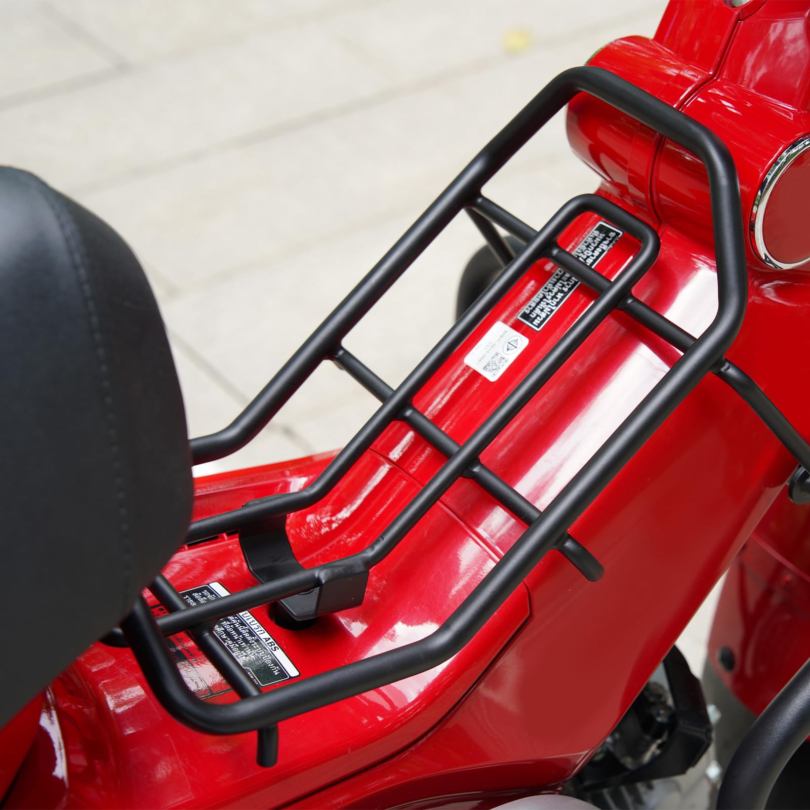 

HI-LINE CT125 Центральный багажник для Hunter Cab (Я65/Я55), Вьетнамский багажник, Сталь, Мотоциклетный багажник, Cub, красный