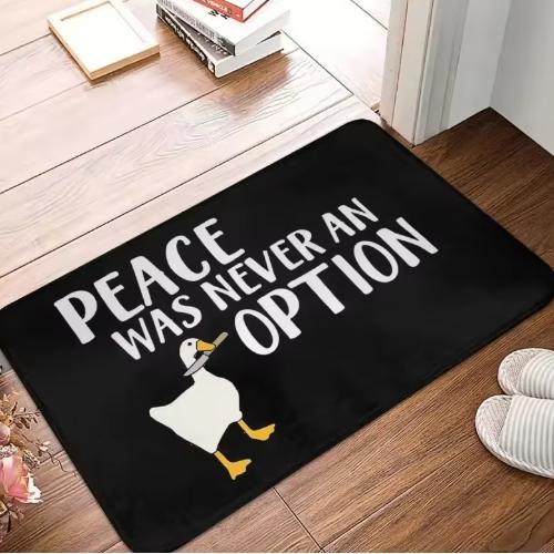 

Hippity Hoppity Get Off My Property Retro Welcome Rugs Kitchen Front Door Mats Living Room Bedroom Entry Doormat Non-slip Mat 40x60cm