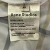 Acne Studios Grid Pattern Long Sleeve Cut XS White System TEREK AW15 Men's Used