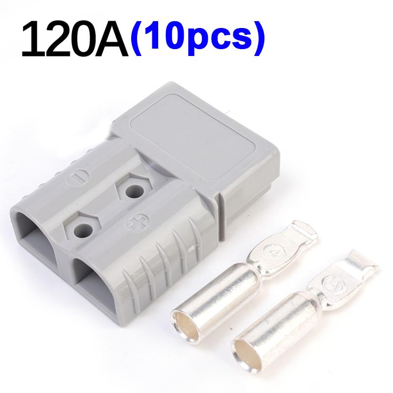 10/1pcs 50A/120A Anderson Style Plug Connectors DC Power Solar Caravan Motorcycle Socket Battery Charging Adapter Accessories