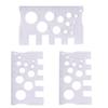 3/2/1Pcs Ruler Screw Measuring Ruler Precise Pitch Measurement Thread Gauge Screw Measurement Ruler Stainless Steel Measuring