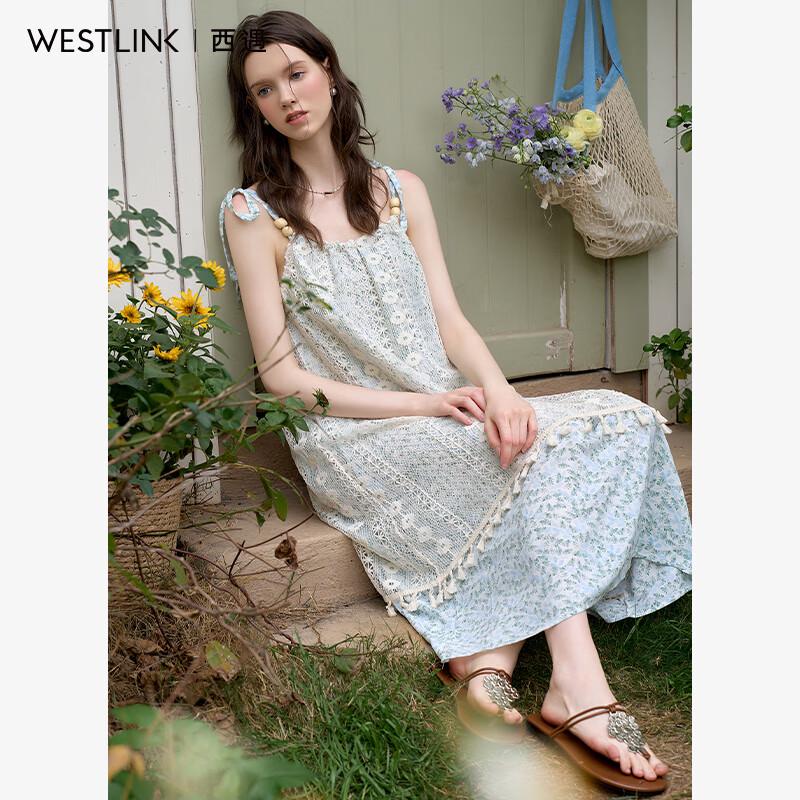 

Макси-платье с цветочным принтом для женщин Xiyu M