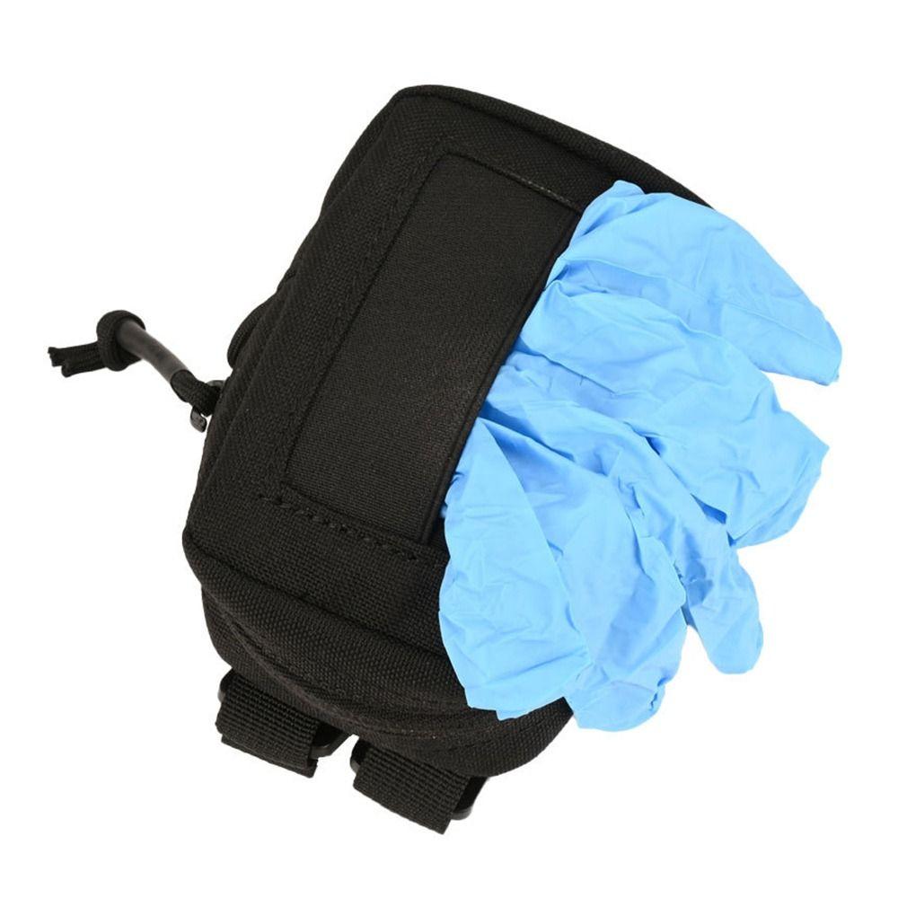 Solid Color Latex Glove Bag Multifunctional Storage Molle Accessory Pouch Small Tool