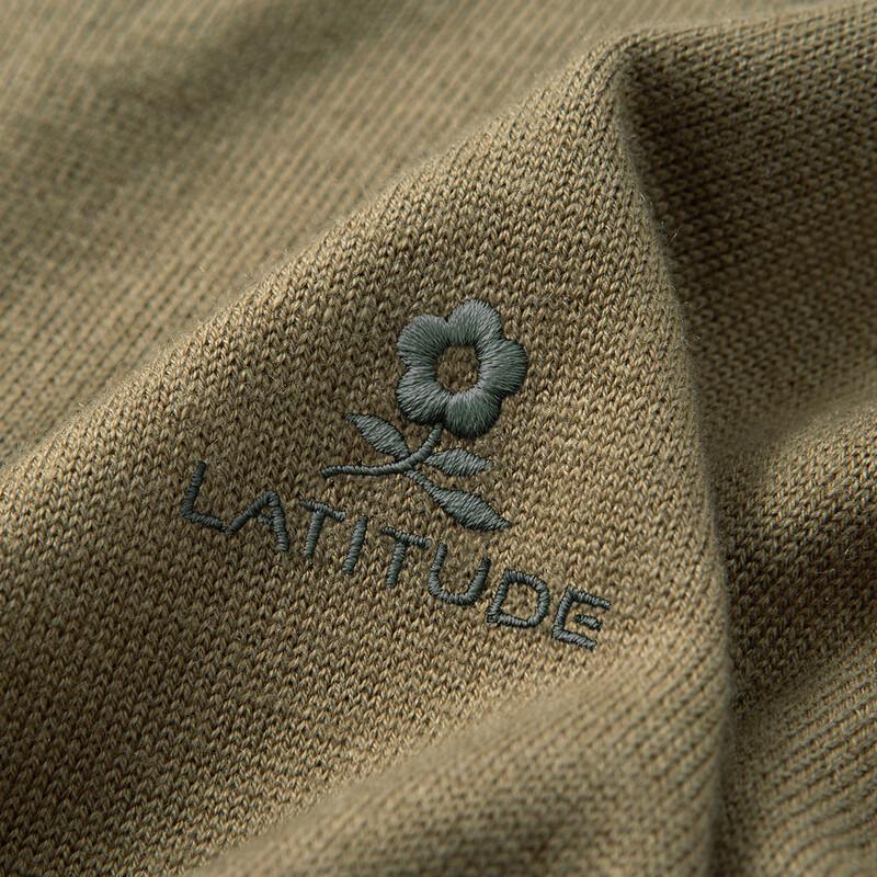 MONTAGUT Men's Cashmere Wool Blend Polo Collar Knit Sweater