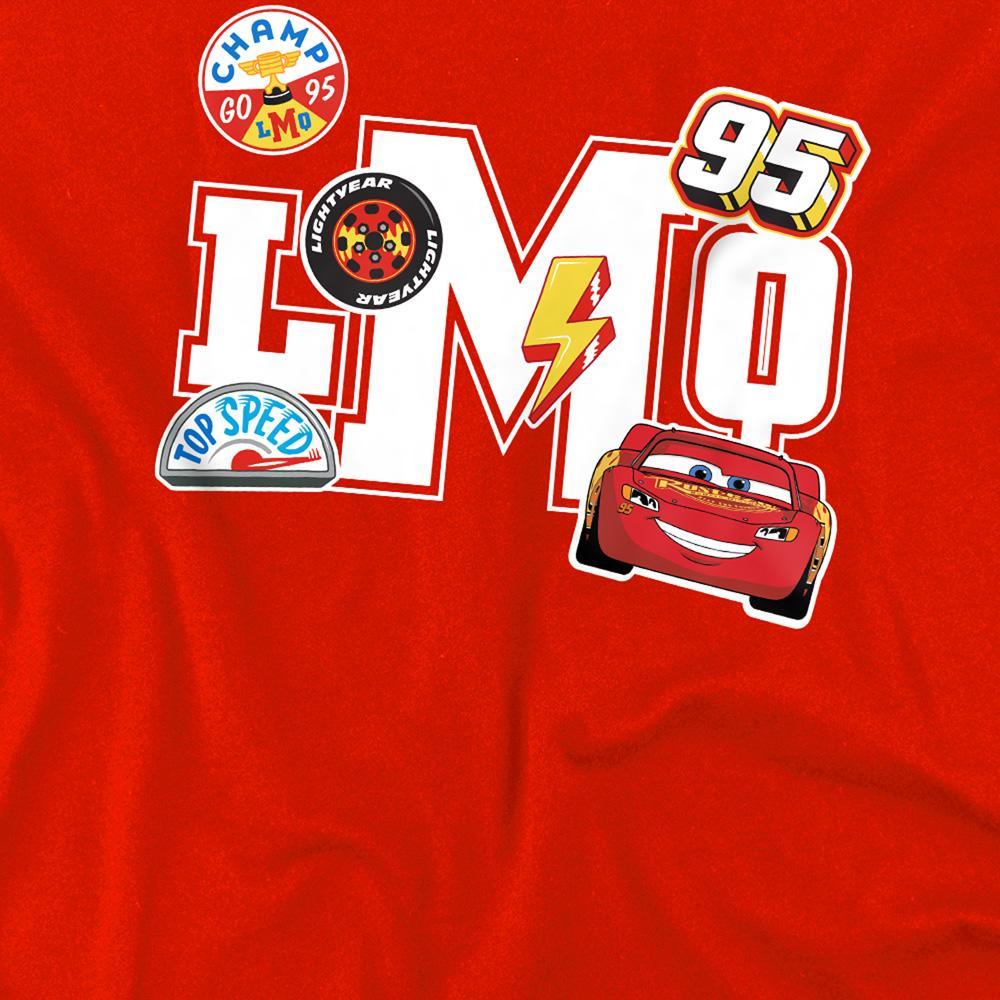 Cars Childrens/Kids Lightning McQueen Badge Hoodie