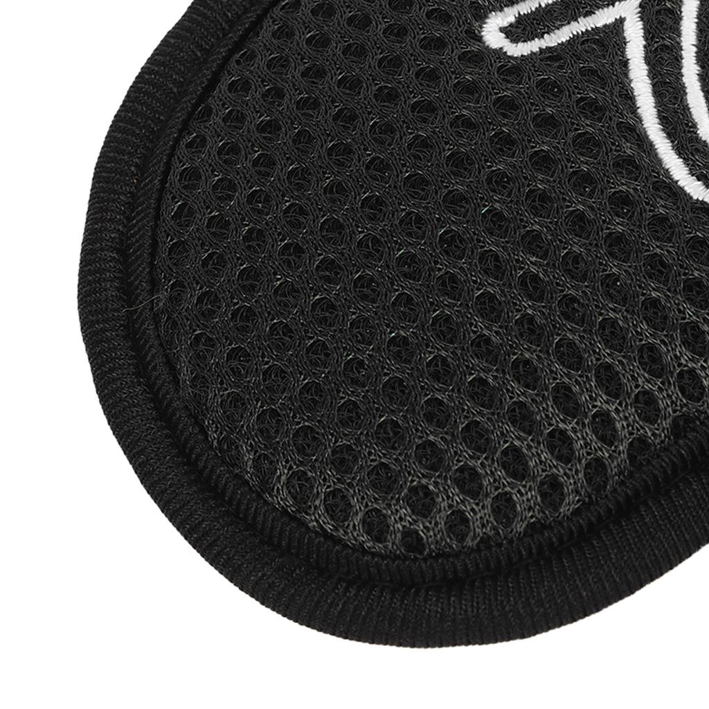 10 PCS Golf Club Head Covers Golf Iron Pole Net Cover Club Protective Head Covers with Numbers Black