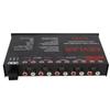 Car Audio Graphic Equalizer Universal Low Pass 7‑Band Variable Gain Adjustment High Level Input EQ for Stereo System