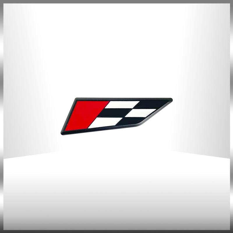 Car 3D Metal Sticker Race 300 Flag Emblem Front Grille Sticker Fender Side Badge Decal For Seat Cupra Leon Altea Ibiza Fiat 500 E6