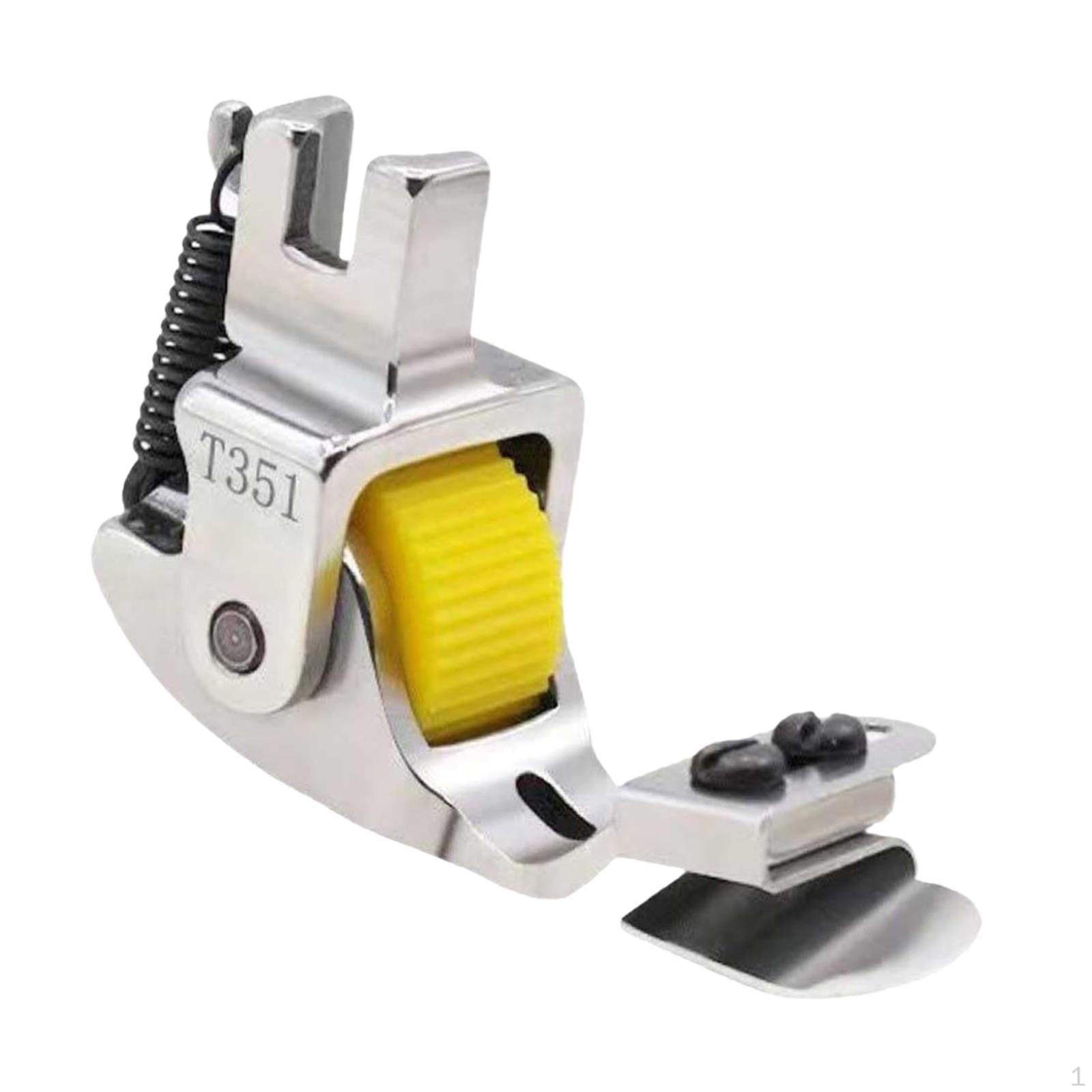 

Лапка для подгибки с закругленными краями Инструмент для подгибки DIY Износостойкие принадлежности Портативные прочные детали Yellow Gear