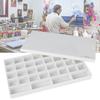 Square Pigment Paint Box Color Mixing Painting Palette for Watercolor Gouache Acrylic(36 Grids)
