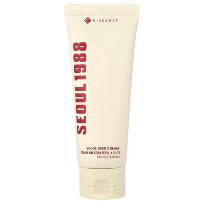 K-Secret, Seoul 1988 Creme, Schneckenschleim 93% + Reismehl, 100ml (3,38 fl oz)