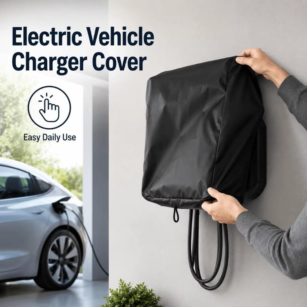 Weatherproof EV Charger Cover Universal Car Charger Rain Cover Electric Vehicle Charging