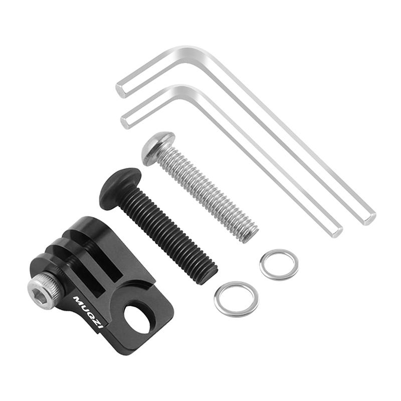 

Складной держатель для велосипедного фонаря, крепление для велосипедной фары, адаптер, основание держателя для компьютера, велосипедные аксессуары чёрный