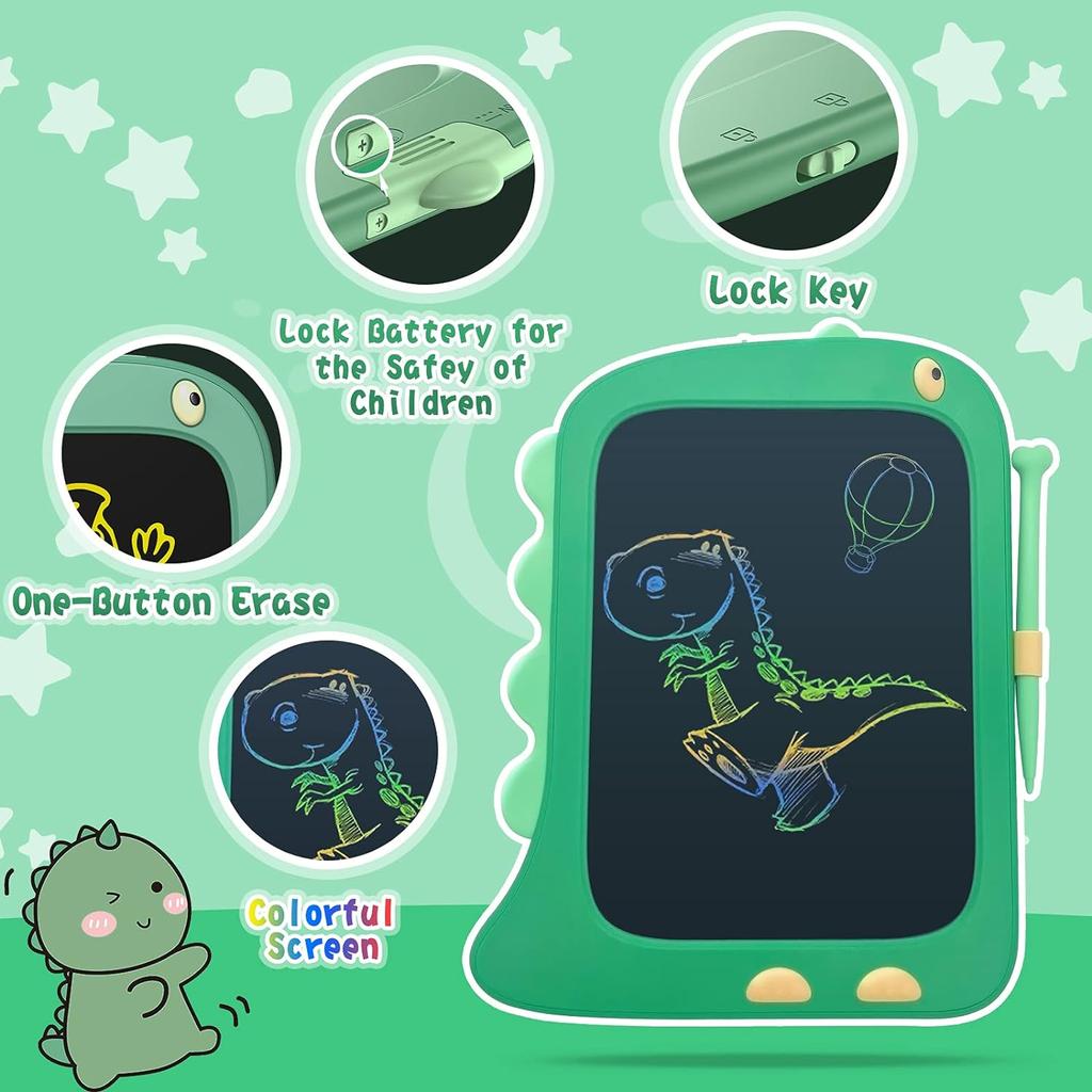 Detská kresliaca tabuľa s dinosaurom, LCD tabuľa na písanie rukou, domáce kreslenie, malá tabuľa, elektronická tabuľa na písanie graffiti, hračka