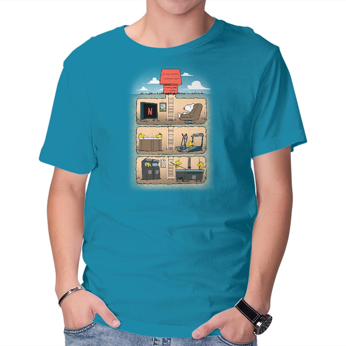 Unisex Crew Neck T-Shirt Home Sweet Home Graphic Short Sleeve Casual Tee XXXXL