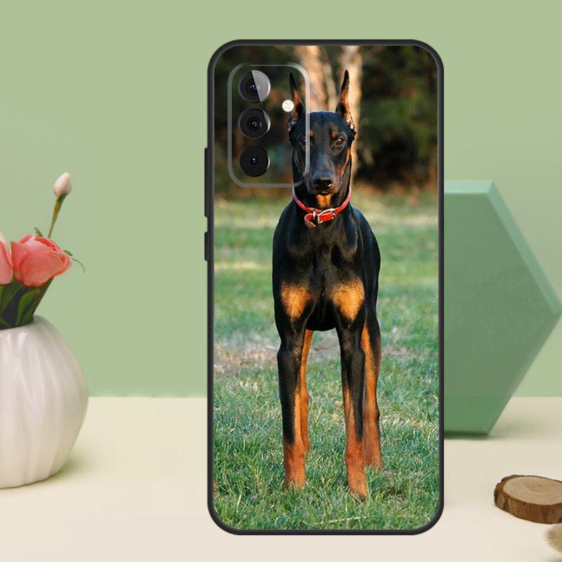 Doberman Dog For Samsung Galaxy A26 A54 A34 A14 A52 A32 A12 A13 A33 A53 A15 A16 A36 A56 A06 A35 A55 Case