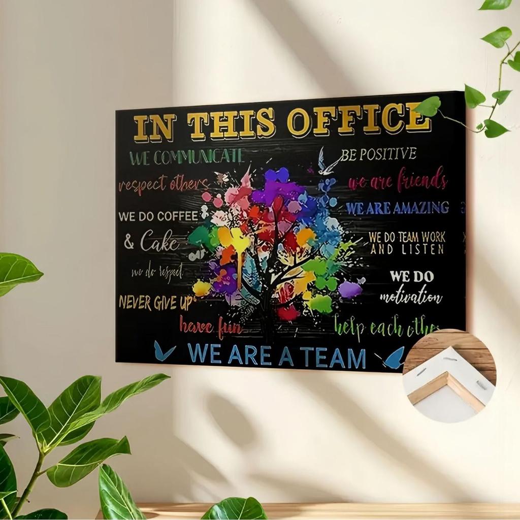 Motivational Sea Quotes Canvas Art for Office & Lady's Room