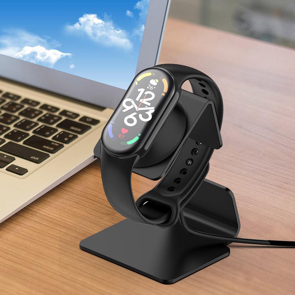 Držák na hodinky Stojanová základna Hliníková slitina Nabíjecí základna Úložný stojan Silikonová cívka na karty Lehký Bezpečnostní pro Xiaomi Mi Band 8