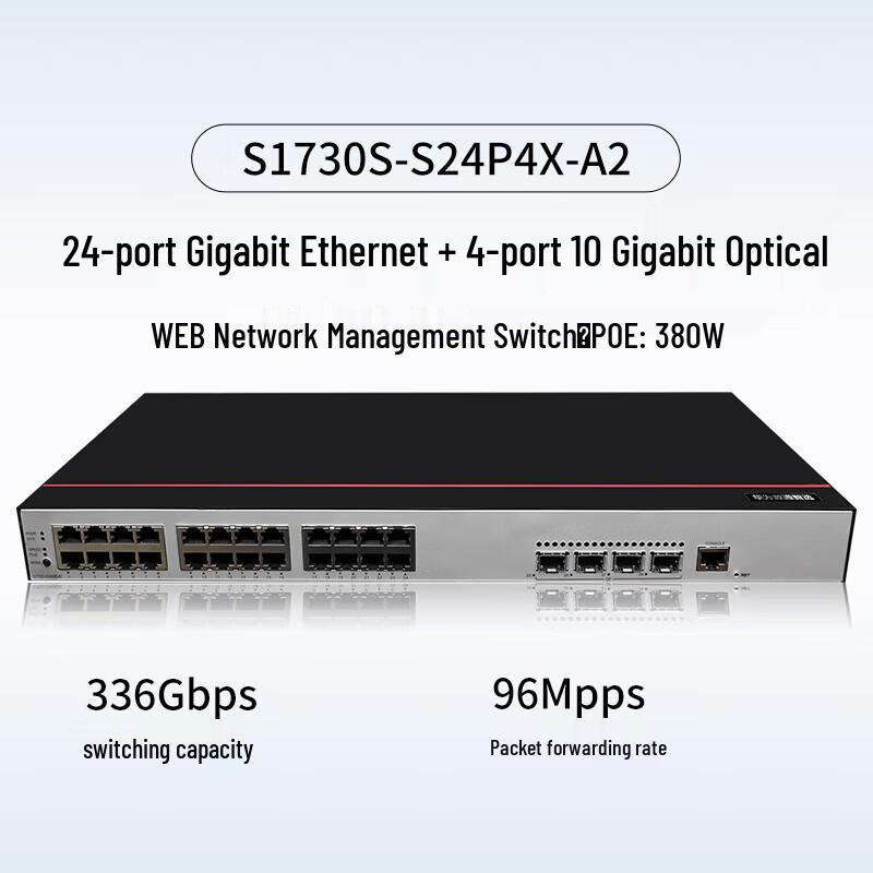 Huawei S1730S-S24P4X-A2 24-Port Gigabit PoE Switch