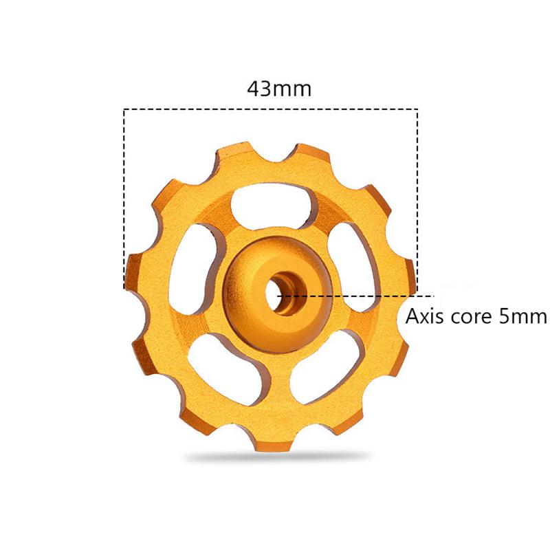 11T Bicycle Rear Derailleur Wheel Ceramic Bearing Pulley Al7075 Road Bike Guide Roller Idler