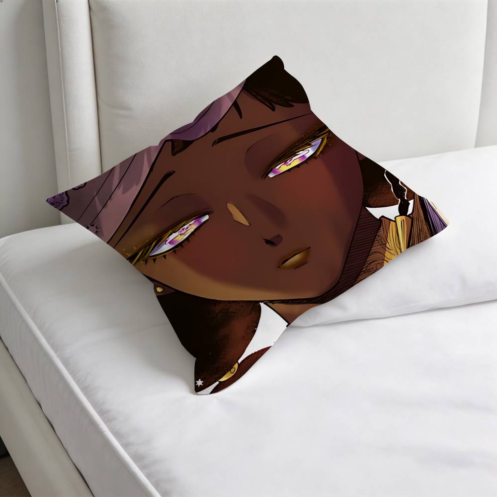 Comics IIchi the Witch Decorative Square Pillow Cover Modern Cushion Case for Living Room Bedroom