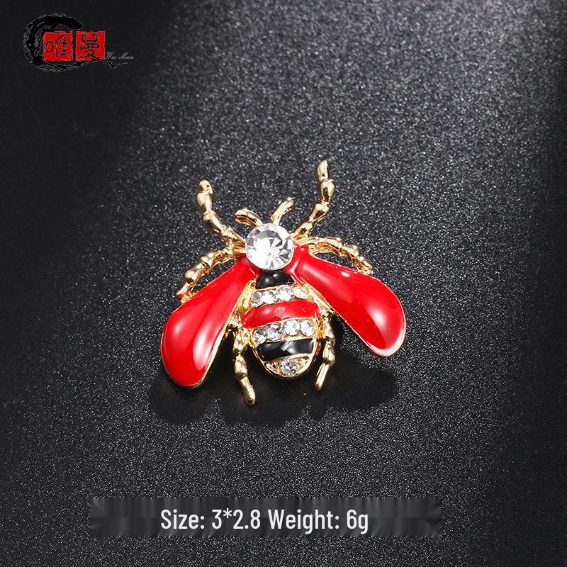 Broche de Abelha: Broche de Inseto Mini Fofo para Gola ou Acessório