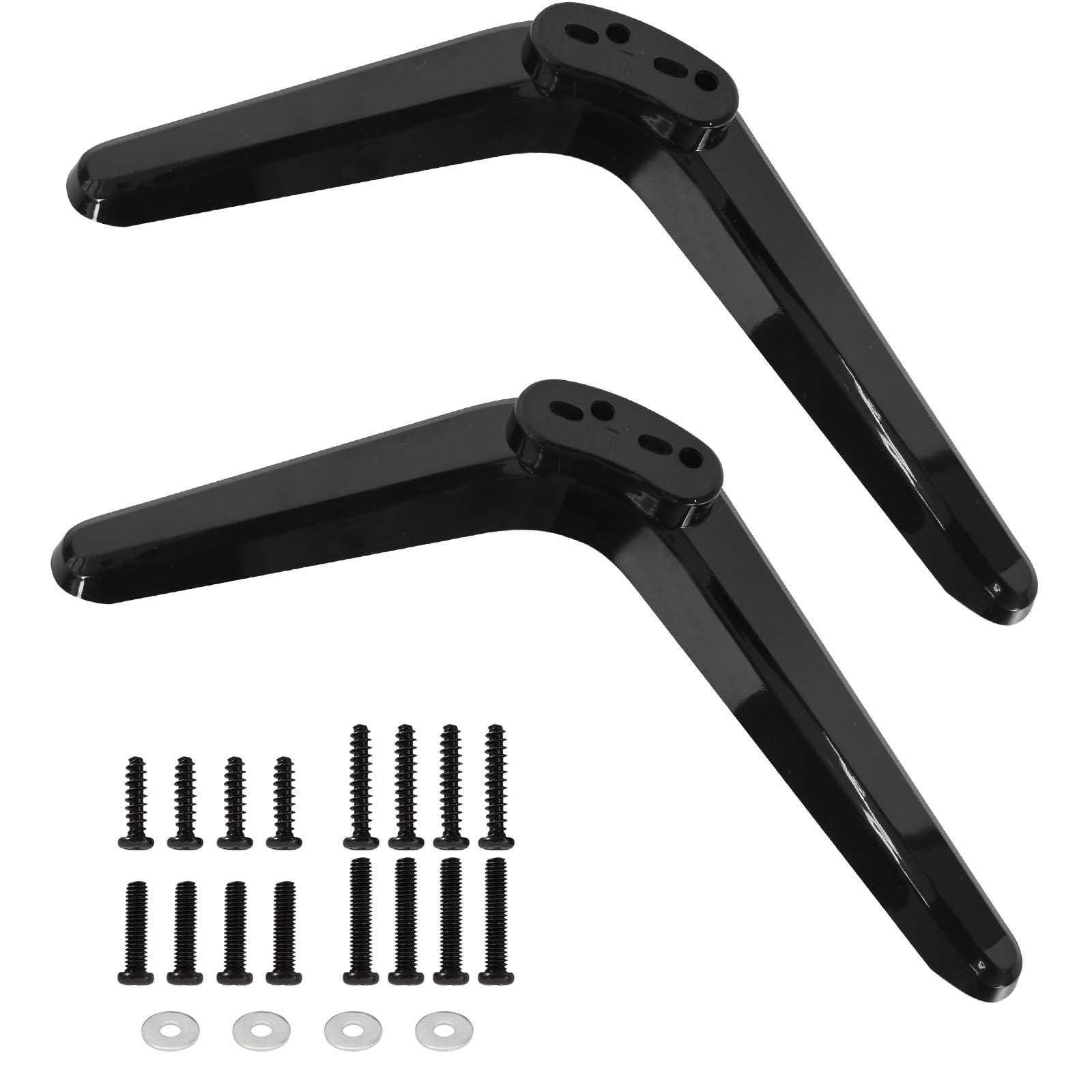 

TV Pedestal Smart TV Pedestal Feet TV Stand Universal TV Base Pedestal TV Stand Mount Replacement TV Screen Stand Legs with Screws Compatible with чорний