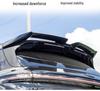 Upgrade Li Auto L6/L7/L8/L9 with Black Warrior MC sports rear and top wing kit, no drilling needed.