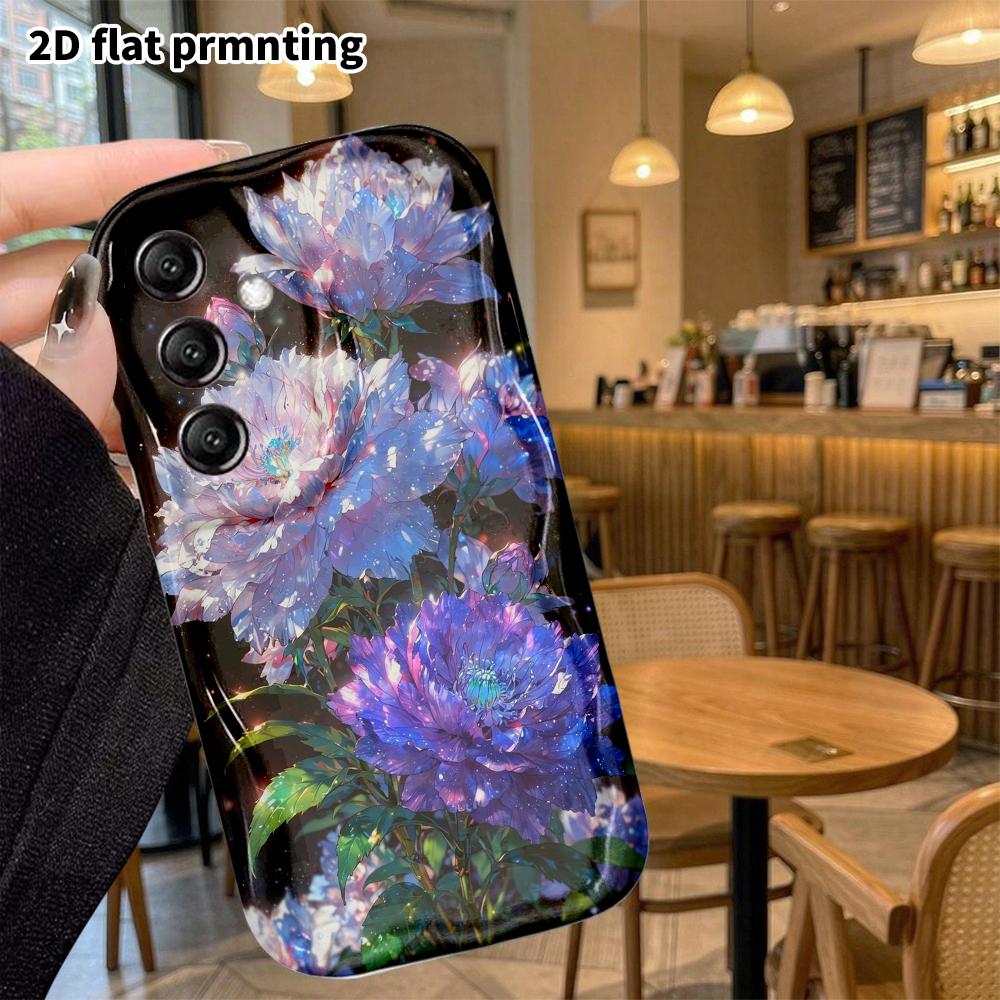 Phone Case: 2D Flat Samsung Galaxy A34 A35 S20 S22 S21 FE Plus Ultra Protective Case, Magic Peony, Christmas and Halloween Gift