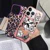Rückseiten-Handyhülle für iPhone 17 Pro Max 15 Plus XS 12 Air 14 13 Pro 16 11 XR Leopardenmuster Logo